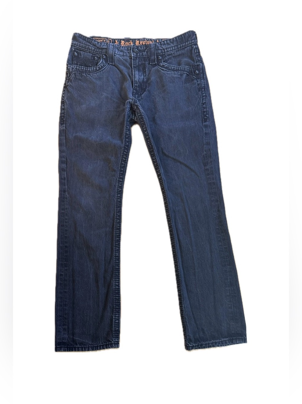 Rock Revival Steven Straight Men’s Jeans Black Size 34